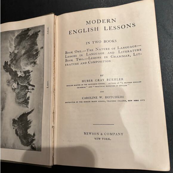 Vintage 1903 Modern English Lessons Book by Buehler & Hotchkiss, HC, Good - Picture 4 of 6